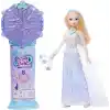 Filmden ilham alan Mattel Disney Karlar Ülkesi Elsa bebek, aksesuarlar, kar tanesi şeklinde değerli taş kutusu ile çocuk yüzüğü dahil 8 sürpriz ve 9 oyun parçası, JJY36