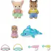 Sylvanian Families EPOCH Anaokulu Arkadaşları Havuz Eğlencesi Üçlüsü, Oyuncak
