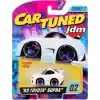 MGAE CarTuned JDM Seri 2 1993 Toyota Supra A90 Diecast Koleksiyon Arabası, Beyaz, Metal Gövde