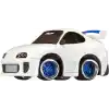 MGAE CarTuned JDM Seri 2 1993 Toyota Supra A90 Diecast Koleksiyon Arabası, Beyaz, Metal Gövde