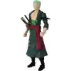 Anime Heroes Tek Parça Figürler Roronoa Zoro Aksiyon Figürü, Değiştirilebilir Kollar ve Yüzler ile Mafsallı Zoro Anime Figürü, Bandai Tek Parça Aksiyon Figürleri Korsan Oyuncakları Serisi, 17 cm