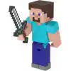 8 cmlik koleksiyona uygun Mattel Minecraft Köy Baskını Paketi, Steve dahil 3 aksiyon figürü ve aksesuarlar, JJT18