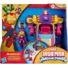 Marvel Iron Man ve Muhteşem Arkadaşları Ironheart 2si 1 Arada Mekanik Zırh ve Araç, Aksiyon Figürü ve Oyuncak Araç Seti