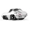 MGA Entertaintment CarTuned S2 1963 Chevy Corvette Stingray - Beyaz Muscle Araba