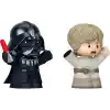 Hayranlar için özel Little People Collector STAR WARS: I Am Your Father seti, sergileme kutusunda Darth Vader ve Luke Skywalker figürleri, JFW74