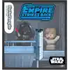 Hayranlar için özel Little People Collector STAR WARS: I Am Your Father seti, sergileme kutusunda Darth Vader ve Luke Skywalker figürleri, JFW74