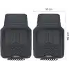 Michelin MC34594 Tüm Araçlara Uyumlu 2 Parça Üniversal 3D Havuzlu Oto Paspas