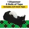Magic Tape Value Pack W/dispenser, 3/4 x 1000 ,1 Core, 6/Paket