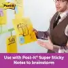 Post-it S per Yap kanl B y k Notlar, 28 cm x 28 cm, 1 Ped, 30 Sayfa/Ped (BN11)