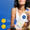 NIVEA Q10 Sıkılaştırıcı Vücut Losyonu 400 ml, 10 Günde Sıkı Cilt, 48 Saat Nemlendirme,C Vitamini,Kolajen,Normal Ciltler için Vücut Losyonu