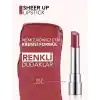 Flormar Sheer Up Besleyici ve Nemlendirici Etkili Doğal Renk Veren Kremsi Dokulu Parlak Ruj No. 012 - Intense Love