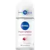 NIVEA Kadın Roll On Deodorant Fresh Cherry, 72 Saat Anti-perspirant Koruma, 50ml