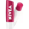 NIVEA Kiraz Dudak Bakım Kremi, 24 Saat Nem, Dudak Bakımı, Kiraz Kokusu, Hafif Kırmızı Işıltı (4,8gr)