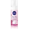 NIVEA Aqua Rose Organik Gül Suyu İçeren Yüz Yıkama Köpüğü 150ml, Nemlendirici, Yüz Temizleyici, Micellar