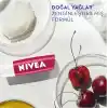 NIVEA Kiraz Dudak Bakım Kremi, 24 Saat Nem, Dudak Bakımı, Kiraz Kokusu, Hafif Kırmızı Işıltı (4,8gr)