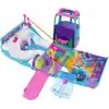 POLLY POCKET™ KARAVAN MACERASI™ Polly Pocket Karavan Macerası oyun seti, mikro bebekler, dönüştürülebilir karavan, evcil hayvanlar ve oyuncak araba JCC22