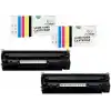 Proprint 2 ADET 36A CB436A LaserJet P1505 Muadil Toner, HP ile uyumlu