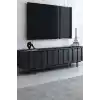 Mat Siyah Yapışkanlı Kaplama Folyosu 61 CM X 1 MT