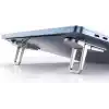 2li Paket Ayarlanabilir Laptop Standı - 2 Kademeli Ergonomik Yükseltici, Katlanabilir Taşınabilir Notebook Tutucu, Kaymaz Silikon Pedli Hafif Dizüstü Bilgisayar Standı