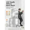 Transformacion 8 Metre Çift Taraflı Şeffaf Akrilik Silikon Nano Bant - Duvar, Halı, Otomobil İçin Çivisiz Güçlü Yapıştırıcı Montaj Bandı 718950