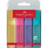 Faber-Castell Textmarker Textlıner 1546 Pastel, 1 - 5 Mm, 4Lü Paket, İçerik: 1X Sarı, Yeşil, Fuşya Ve Lila
