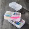 Şeffaf Plastik Bölmeli Çift Taraflı Hobi Dikiş Iğne Kutusu Düzenleyici Arduino Balıkçı Malzeme Saklama Organizer (1)