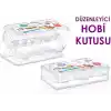 Şeffaf Plastik Bölmeli Çift Taraflı Hobi Dikiş Iğne Kutusu Düzenleyici Arduino Balıkçı Malzeme Saklama Organizer (1)