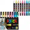 UNİ POSTER MARKÖRÜ POSCA SET PC-5M/8C SC SOFT RENK 8 Lİ