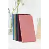 Matt Notebook 2027 Yılı Haftalık Keten 9x17 cm Cep Ajandası 12 Aylık Pembe