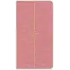 Matt Notebook 2027 Yılı Haftalık Keten 9x17 cm Cep Ajandası 12 Aylık Pembe