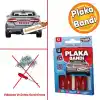 Badem10 Bondit Araç Plaka Güçlü Yapıştırıcı 3M Yapıştırma Çift Taraflı Bant Bandı 95mm X 35mm BND01069530