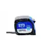STD PRO Şerit Metre, 10m Uzunluk, 25mm Genişlik, Pratik ve Dayanıklı Tasarım, İnşaat ve Tadilat için