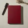 Fark Tanıtım Çizgili Not Defteri – 64 Yaprak, 90 gr Ivory Kağıt, Amerikan Ciltli Not Defteri, Ofis ve Günlük Kullanım İçin İdeal (Bordo, A6 (10,5cm x 14,8cm))