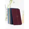 Matt Notebook 2027 Yılı Haftalık Keten 9x17 cm Cep Ajandası 12 Aylık Bordo