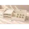Pink & Blue Home - Çok Amaçlı Makyaj, Masaüstü Düzenleyici | İkili Çekmeceli Organizer