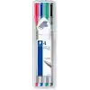 Staedtler 334 Sb4 Triplus Üçgen Fineliner Klasik Renk 0.3 mm 4lü Set