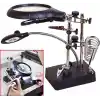 Bushman 5 LED 3 Farklı Mercek Çok Fonksiyonlu Lehim Tamir Standı Büyüteç