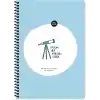 Keskin Color Hisli Şeyler A4 Kareli Spiralli Stickerli Defter Gözüm Yükseklerde