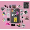 Pink Floyd Sticker Paketi/Bullet Journal Defter Çıkartma Ajanda Laptop Etiket