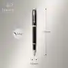 PARKER Im Lake Siyah Krom Tasarımlı Roller Kalem, İnce Uç, Siyah Mürekkep (1931658)