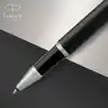 PARKER Im Lake Siyah Krom Tasarımlı Roller Kalem, İnce Uç, Siyah Mürekkep (1931658)