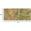 EXVEGA XXL Profesyonel Mouse Pad 90x40 (Midd Earth Map, The Lord Of The Rings: The Fellowship Of The Ring)