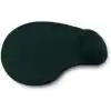 Coverzone Bilek Destekli Mouse Pad Kumaş Yüzey Kaymaz Alt Taban Kullanıcı Dostu Şık ve Rahat Tasarım Fare Altlığı (Siyah)