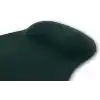 Coverzone Bilek Destekli Mouse Pad Kumaş Yüzey Kaymaz Alt Taban Kullanıcı Dostu Şık ve Rahat Tasarım Fare Altlığı (Siyah)