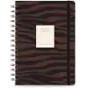 PAPERORA Spiralli Süresiz Planlayıcı Ajanda Kahverengi Zebra- 15x21