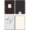PAPERORA Spiralli Süresiz Planlayıcı Ajanda Kahverengi Zebra- 15x21
