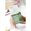 Matt Notebook 9x18 cm Keten Süresiz Haftalık Planlayıcı Kareli Cep Ajandası Manzara