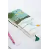 Matt Notebook 9x18 cm Keten Süresiz Haftalık Planlayıcı Kareli Cep Ajandası Manzara