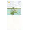 Matt Notebook 9x18 cm Keten Süresiz Haftalık Planlayıcı Kareli Cep Ajandası Manzara