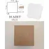 3 mm 15x15 MDF Plaka (10 ADET) - Hobi, Maket, Ahşap El Sanatları İçin Uygun (10`lu Paket)